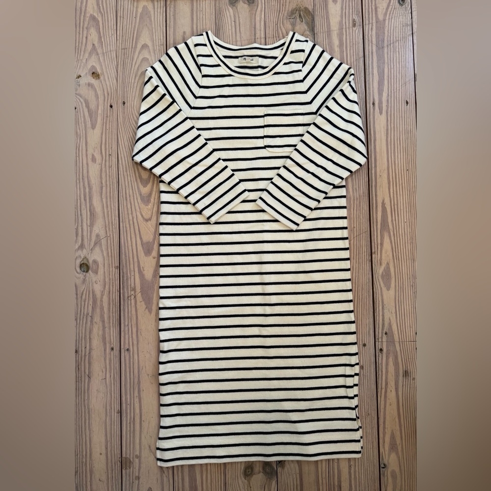 Madewell Nautical Striped Sweater Dress